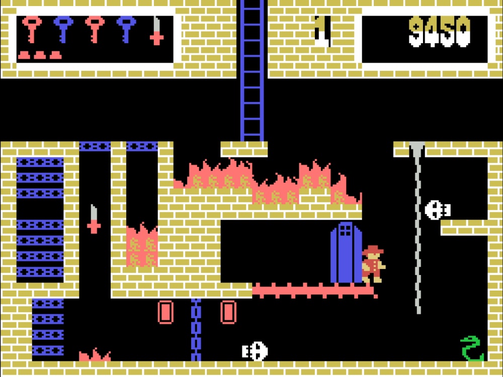 Gameplay of Montezuma's Revenge for Colecovision